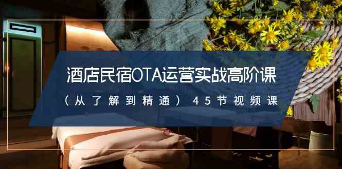 酒店民宿-OTA运营实战高阶课（从了解到精通）45节视频课-科景网创