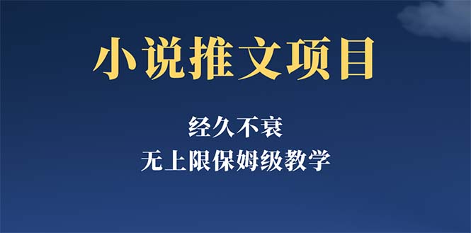 经久不衰的小说推文项目，单号月5-8k，保姆级教程，纯小白都能操作-科景网创