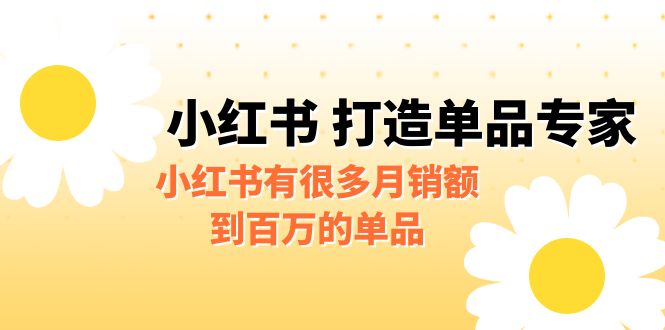 某公众号付费文章《小红书 打造单品专家》小红书有很多月销额到百万的单品-科景网创
