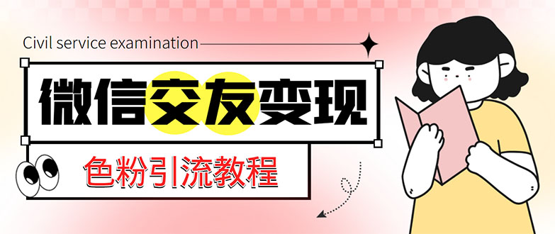 微信交友变现项目，吸引全网LSP男粉精准变现，小白也能轻松上手，日入500+-科景网创