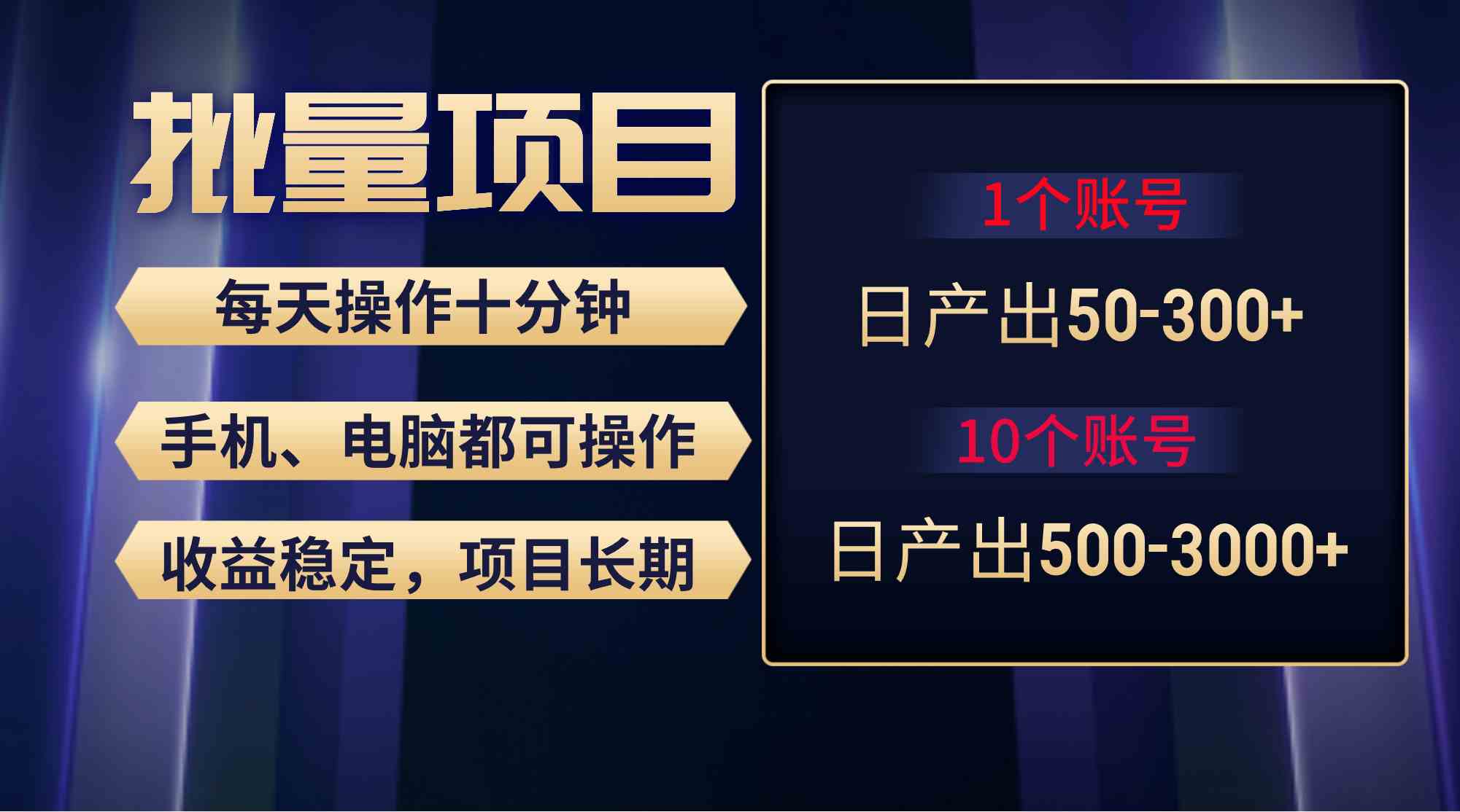 红利项目稳定月入过万，无脑操作好上手，轻松日入300+-科景网创