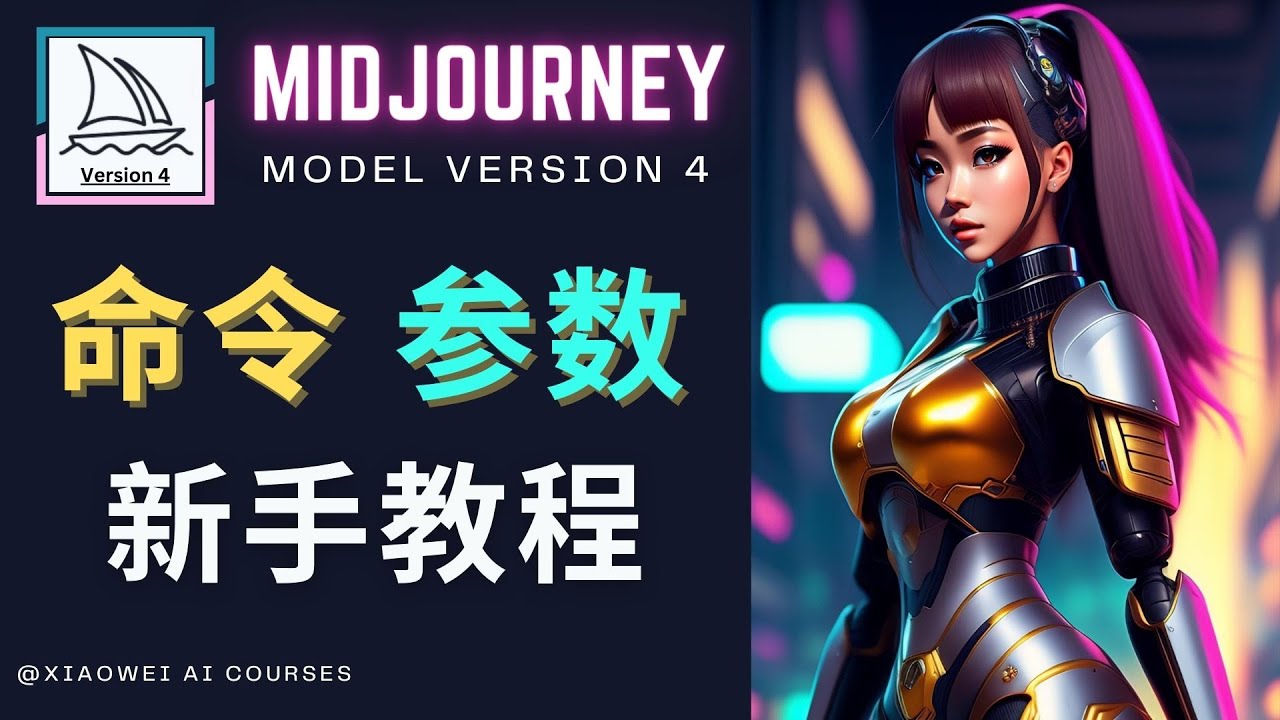 Midjourney新手入门教程，轻松创作顶级图像，命令参数-新手教程-科景网创