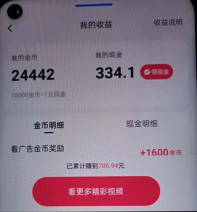 蓝海项目，看广告单机300+，每天一个小时，月入3W~5W-科景网创