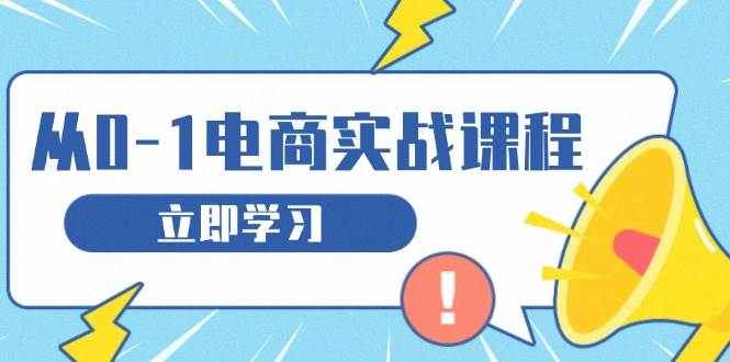 从零做电商实战课程，教你如何获取访客、选品布局，搭建基础运营团队-科景网创