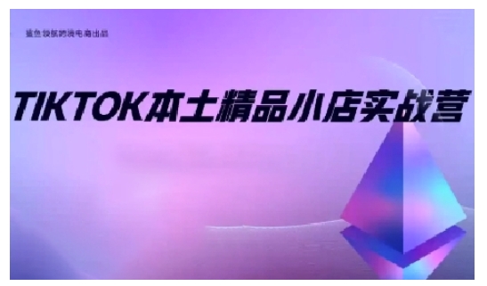 TikTok本土精品小店出海实战营，从入门到高阶，不止0-1!-科景网创