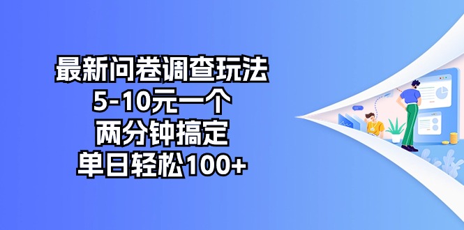 最新问卷调查玩法，5-10元一个，两分钟搞定，单日轻松100+-科景网创
