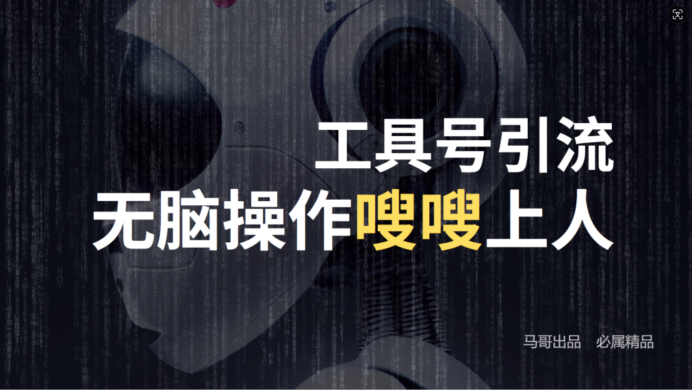 24年抖音最新工具号日引流300+创业粉，日入5000+-科景网创