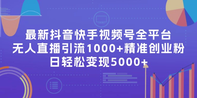 最新抖音快手视频号全平台无人直播引流1000+精准创业粉，日轻松变现5000+-科景网创