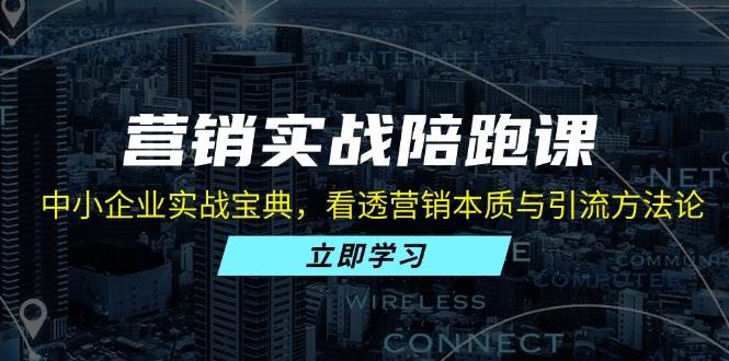 营销实战陪跑课：中小企业实战宝典，看透营销本质与引流方法论-科景网创