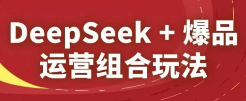 DeepSeek+爆品运营组合玩法，2025淘系精品课-科景网创