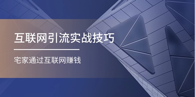 互联网引流实操技巧(适合微商，吸引宝妈)，宅家通过互联网赚钱（17节）-科景网创