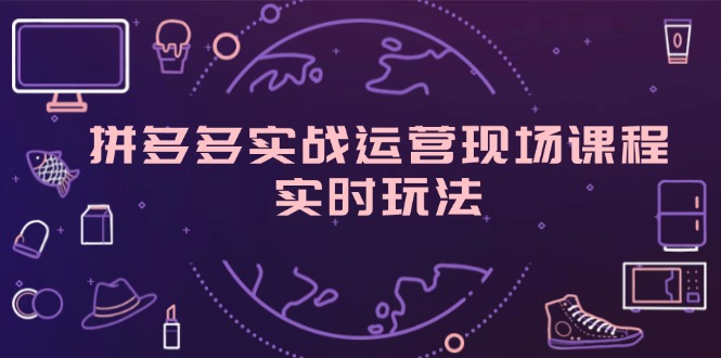 拼多多实战运营现场课程，实时玩法，爆款打造，选品、规则解析-科景网创